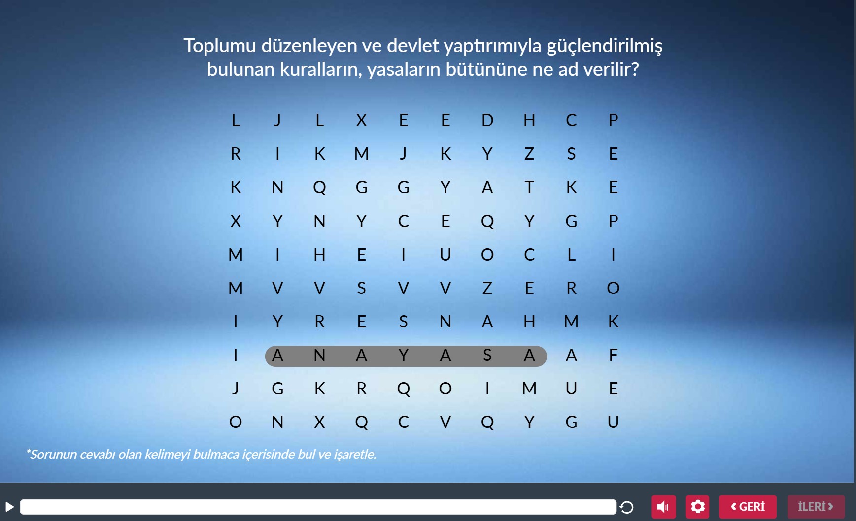 Oyunlaştırılmış eğitim içeriği